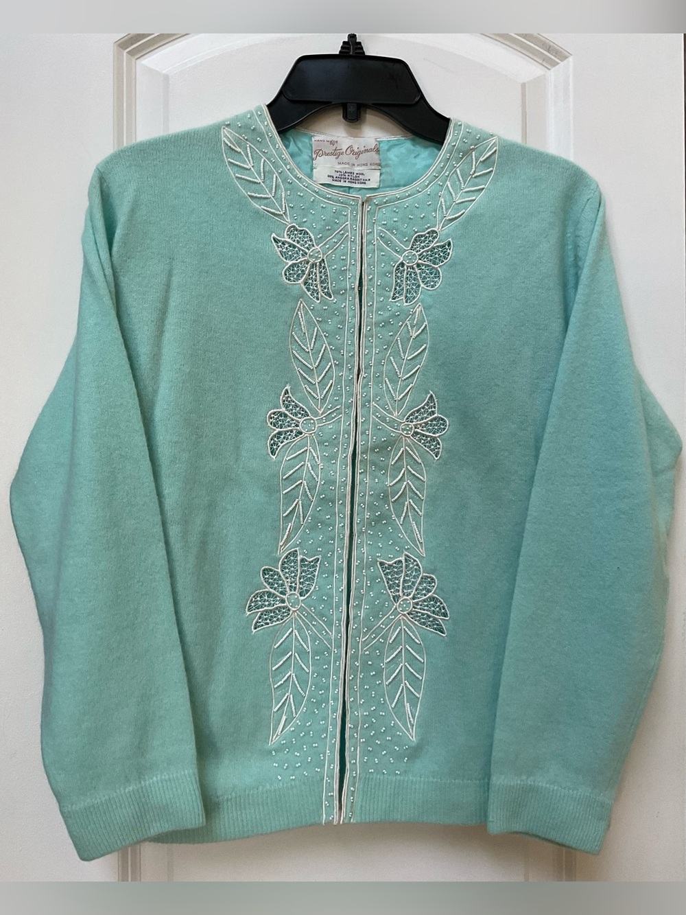 Mid-Century Prestige Originals Hand Made Cardigan Sweater